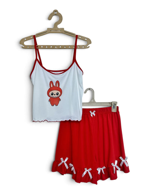 short crop top pajama